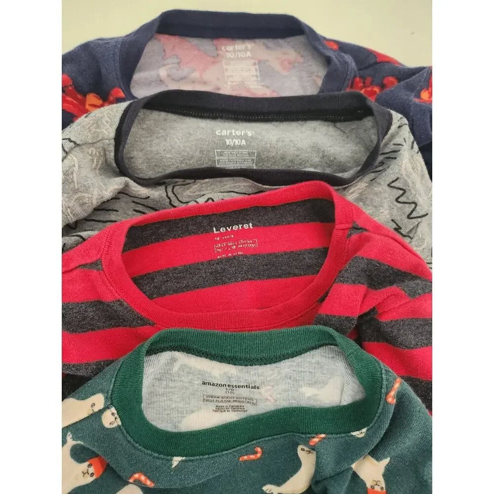 10 Bundle of 4 cotton pajama sets